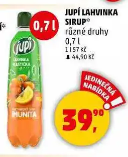 Penny Market JUPÍ LAHVINKA SIRUP, 0,7 l nabídka