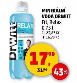 Penny Market MINERÁLNÍ VODA DRWITT Fit, 0,75 l nabídka