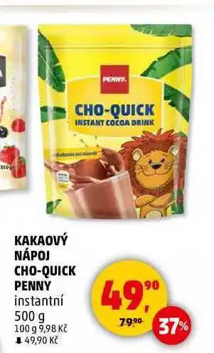 Penny Market KAKAOVÝ NÁPOJ CHO-QUICK PENNY instantní, 500 g nabídka
