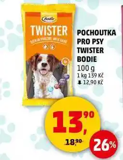 Penny Market POCHOUTKA PRO PSY TWISTER BODIE, 100 g nabídka