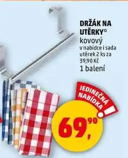 Penny Market DRŽÁK NA UTĚRKY, 1 balení nabídka