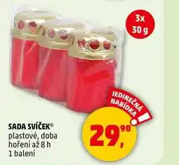 Penny Market SADA SVÍČEK plastové, doba hoření až 8 h, 1 balení nabídka