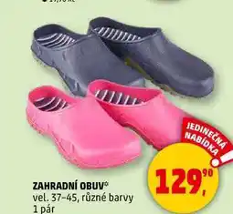 Penny Market ZAHRADNÍ OBUV vel. 37-45, různé barvy, 1 pár nabídka