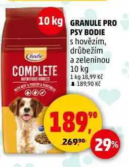 Penny Market GRANULE PRO PSY BODIE s hovězím, 10 g nabídka