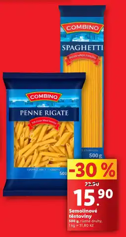 Lidl Semolinové těstoviny nabídka
