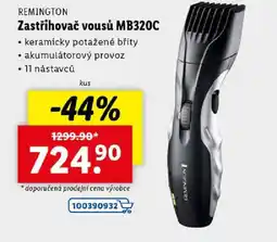 Lidl REMINGTON Zastřihovač vousů MB320C nabídka