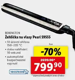 Lidl REMINGTON Žehlička na vlasy Pearl S9555 nabídka