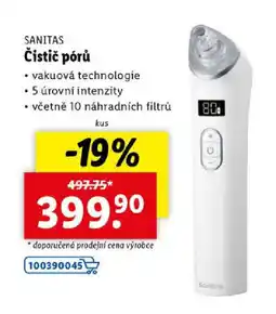 Lidl SANITAS Čistič pórů nabídka