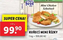 Lidl Kuřecí mini řízky nabídka