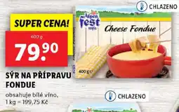 Lidl Sýr na přípravu fondue nabídka