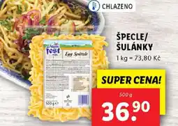 Lidl Špecle/ šulánky nabídka