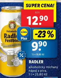 Lidl Radler nabídka