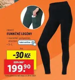 Lidl Crivit FUNKČNÍ LEGÍNY nabídka