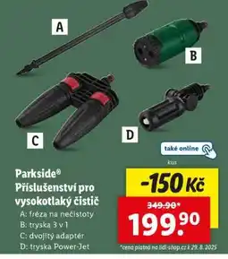 Lidl Parkside Příslušenství pro vysokotlaký čistič nabídka