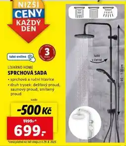 Lidl LIVARNO home Sprchová sada nabídka