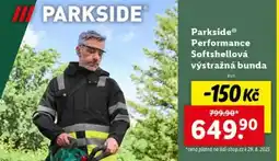 Lidl Parkside Performance Softshellová výstražná bunda nabídka