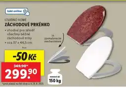 Lidl LIVARNO HOME ZÁCHODOVÉ PRKÉNKO nabídka