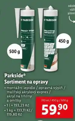 Lidl PARKSIDE Sortiment na opravy nabídka