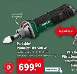 Lidl Parkside Přímá bruska 500 W nabídka