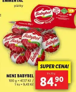 Lidl Mini Babybel nabídka