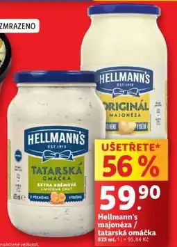 Lidl Hellmann’s Majonéza / Tatarská omáčka nabídka
