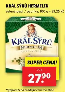 Lidl Král Sýrů Hermelín nabídka