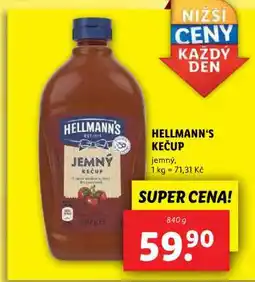 Lidl Hellmann’s kečup nabídka