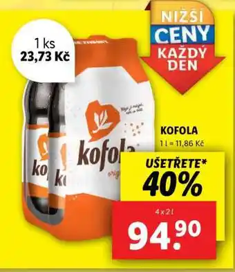 Lidl Kofola nabídka