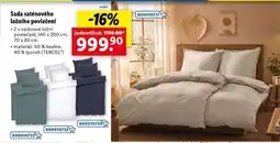 Lidl Sada saténového ložního povlečení nabídka