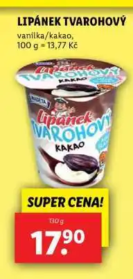 Lidl Lipánek tvarohový nabídka