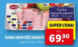 Lidl Šunka nejvyšší jakosti nabídka