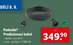 Lidl PARKSIDE PRODLUŽOVACÍ KABEL nabídka