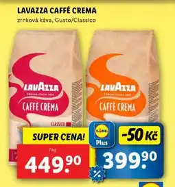 Lidl LAVAZZA CAFFÉ CREMA nabídka