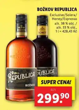 Lidl Božkov Republica nabídka