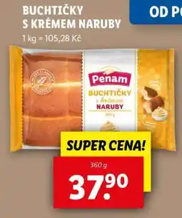 Lidl BUCHTIČKY S KRÉMEM NARUBY nabídka