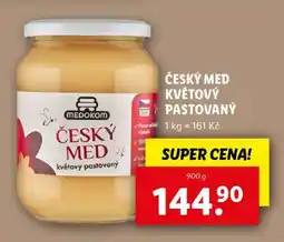 Lidl ČESKÝ MED KVĚTOVÝ PASTOVANÝ nabídka