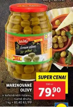 Lidl MARINOVANÉ OLIVY nabídka