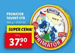 Lidl Primator tavený sýr nabídka