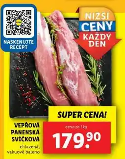 Lidl Vepřová panenská svíčková nabídka