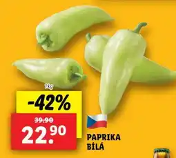 Lidl PAPRIKA BÍLÁ nabídka