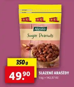 Lidl Alesto Sugar Peanuts nabídka