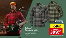 Lidl Parkside Flanelový overshirt nabídka