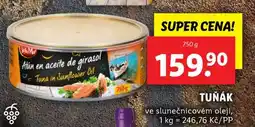 Lidl Tuňák nabídka