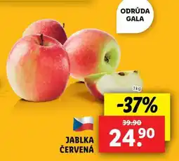 Lidl Jablka červená nabídka