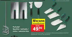 Lidl Parkside Špachtle / míchadlo / stěrka / zednická lžíce nabídka