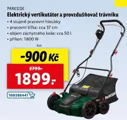 Lidl Parkside Elektrický vertikutátor a provzdušňovač trávníku nabídka