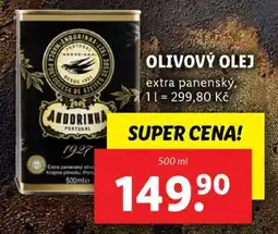 Lidl Olivový olej nabídka
