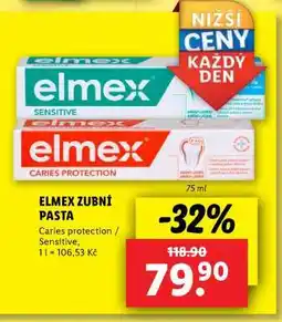 Lidl Elmex zubní pasta nabídka