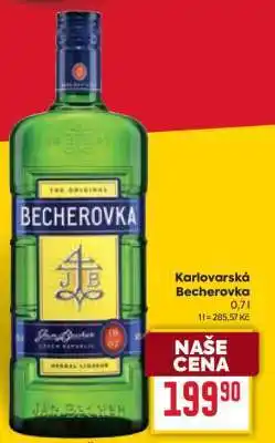 Billa Karlovarská Becherovka nabídka