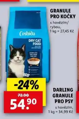 Lidl Coshida Granule pro kočky nabídka